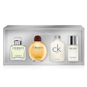 Calvin Klein 4pc Mini Gift Set Eternity Cologne
